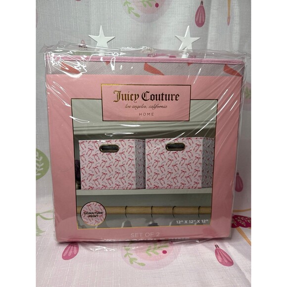 Juicy Couture Collapsible Bins - Picture 1 of 5